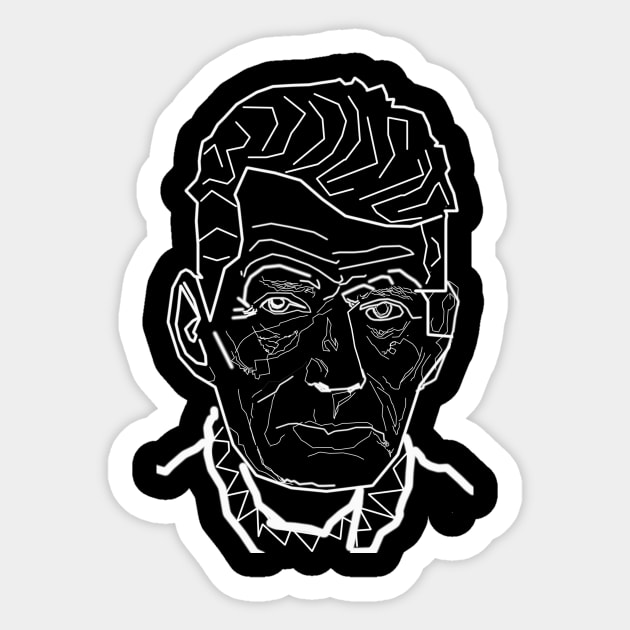 Samuel Beckett Sticker by raurlily